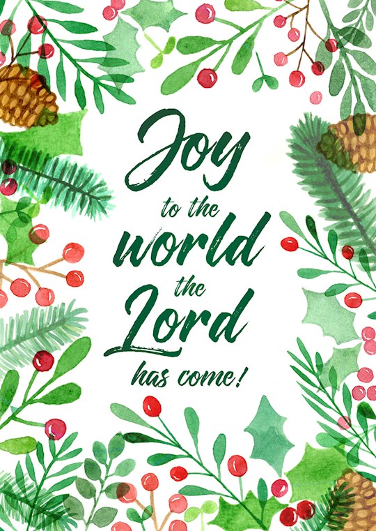 {=Boxed Cards: Pack of 6 (with env) - Joy to the World}