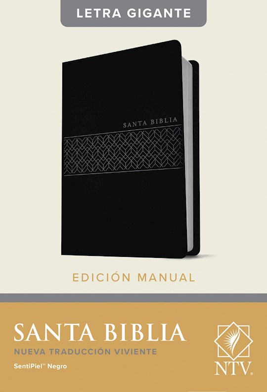 {=Span-NTV Handy Size Bible/Large Print (Santa Biblia  Edicion Manual  Letra Gigante)-Black LeatherLike}