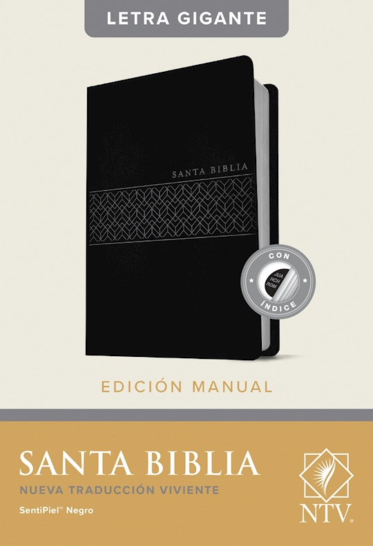 {=Span-NTV Handy Size Bible/Large Print (Santa Biblia  Edicion Manual  Letra Gigante)-Black LeatherLike Indexed}
