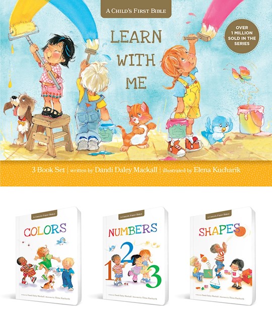 {=A Child's First Bible Learn With Me Set With Carrying Case}