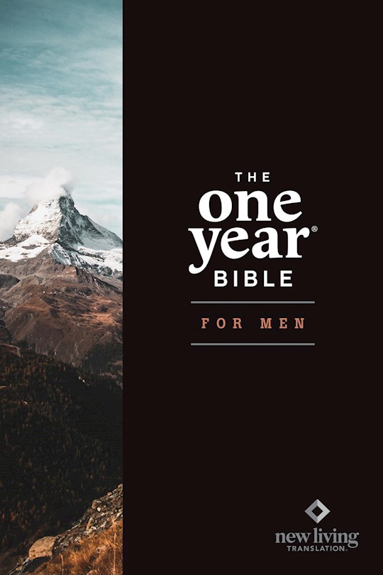 {=NLT The One Year Bible For Men-Hardcover}