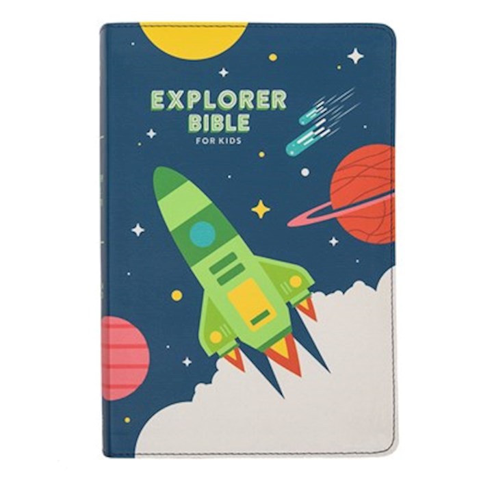 {=CSB Explorer Bible For Kids-Blast Off LeatherTouch}
