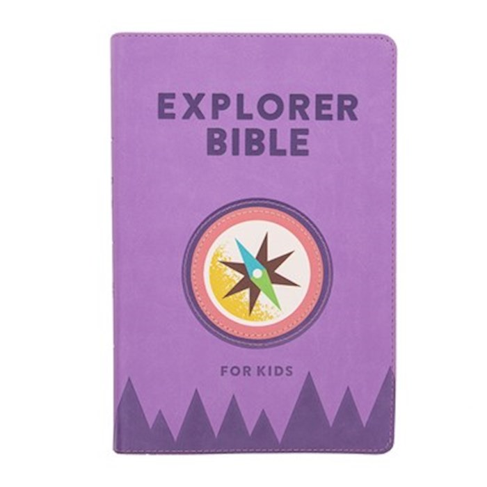 {=CSB Explorer Bible For Kids-Lavender Compass LeatherTouch}
