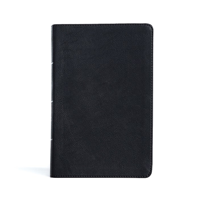 {=CSB Large Print Personal Size Reference Bible-Black LeatherTouch}