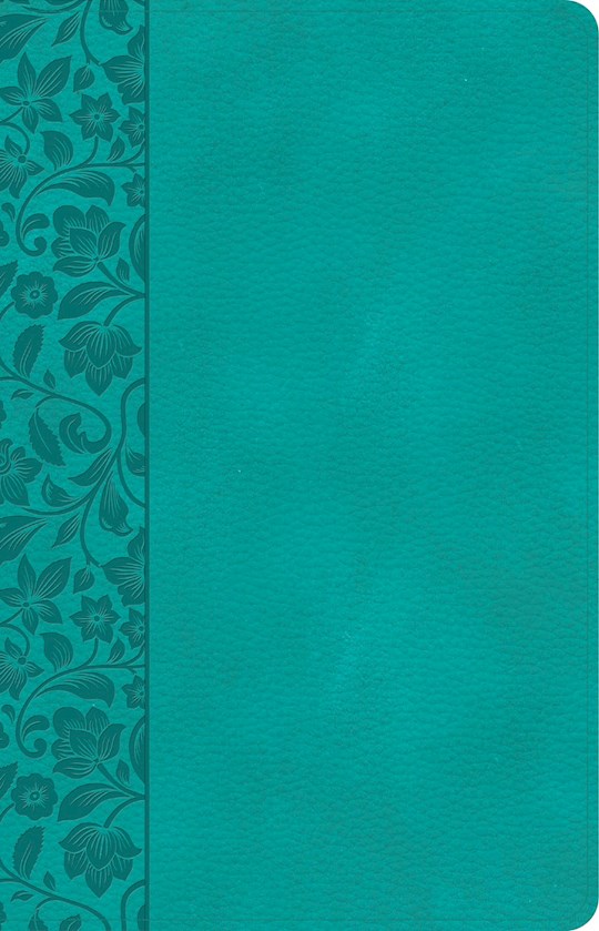 {=CSB Large Print Personal Size Reference Bible-Teal LeatherTouch}