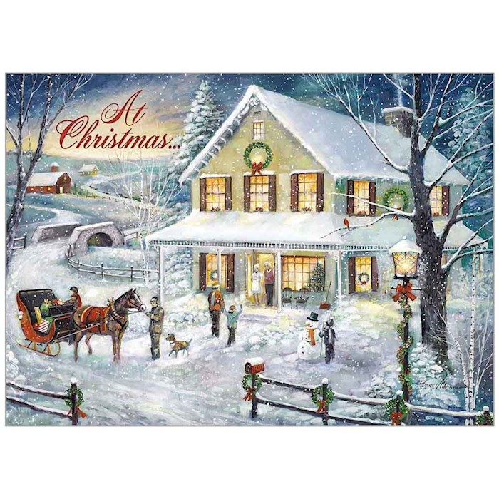 {=Card-Boxed-Christmas Visit  (Numbers 6:24 NLrV) (Box Of 20)}