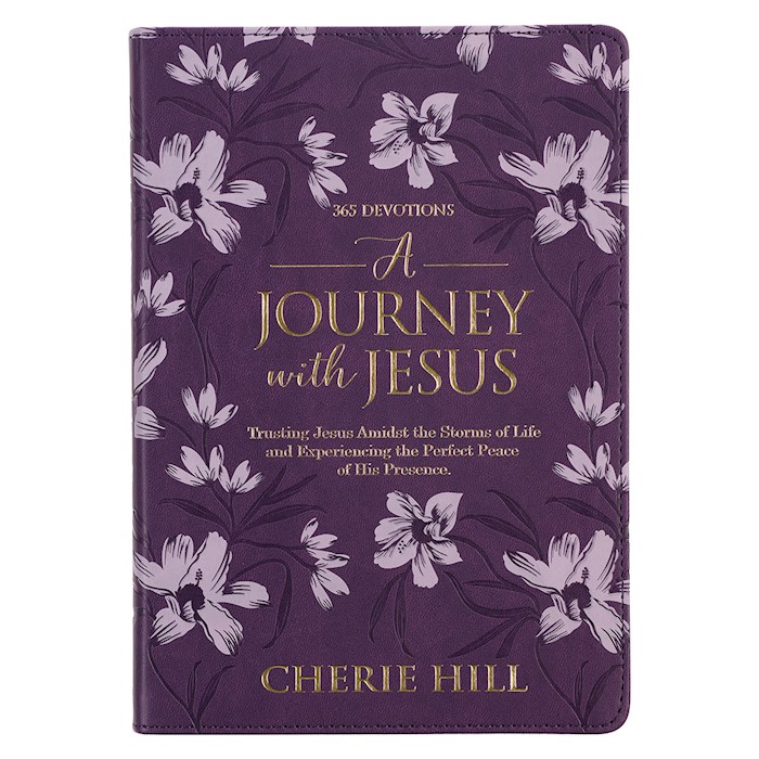 {=A Journey With Jesus Devotional-Faux Leather}
