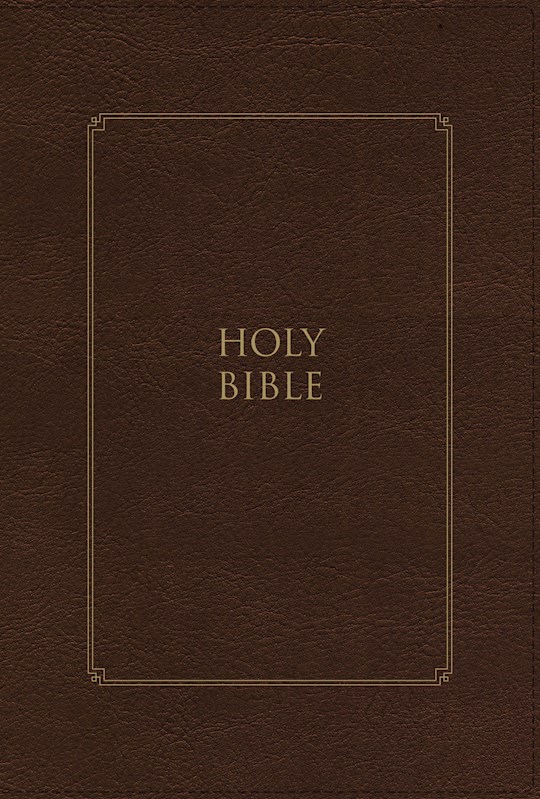 {=KJV Thompson Chain-Reference Bible/Large Print (Comfort Print)-Brown Leathersoft Indexed}