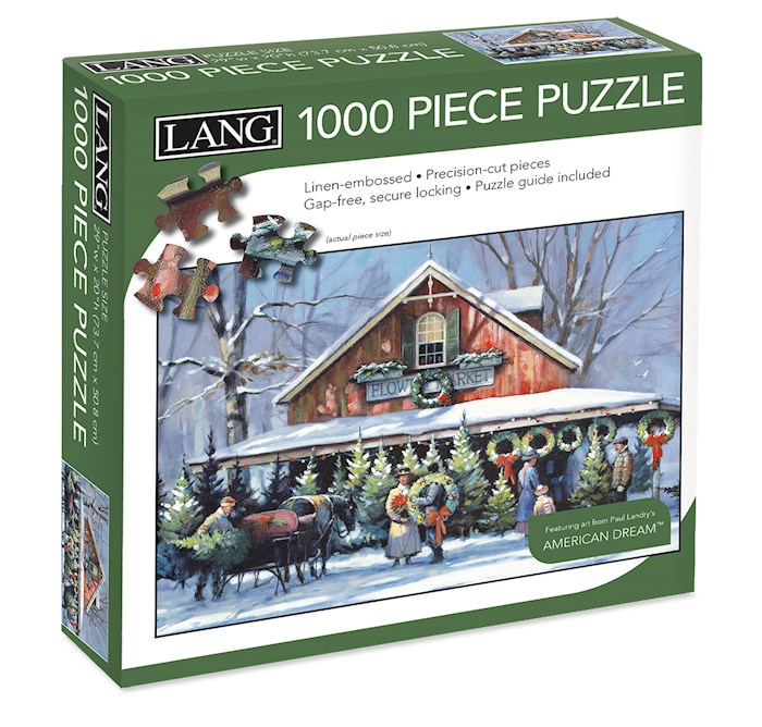 {=Jigsaw Puzzle-Christmas At The Flower Market (1000 Pieces)}