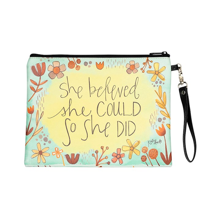 {=Cosmetic Bag-She Believed She Could... (10 x 8)}