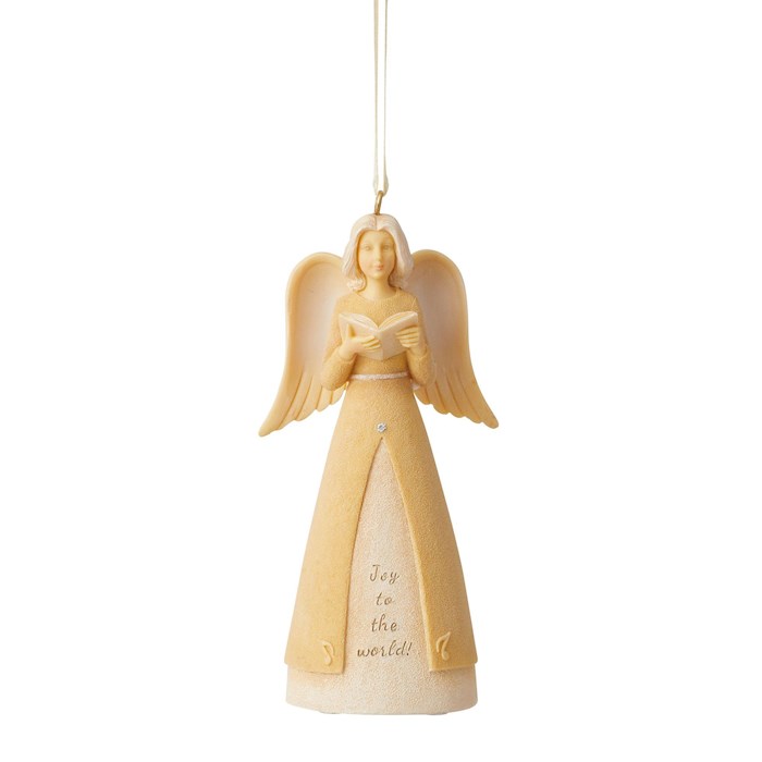 {=Ornament-Foundations-Joy To The World Angel (4.65")}