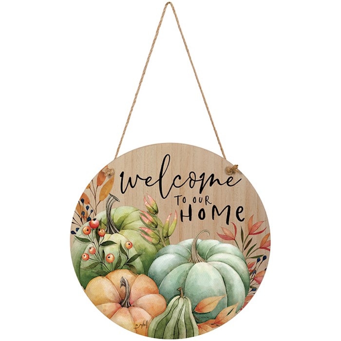 {=Door Hanger-Harvest Pumpkins (17" x 14")}