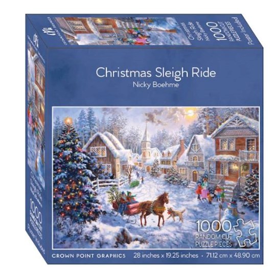{=Jigsaw Puzzle-Christmas Sleigh Ride (500 Pieces)}