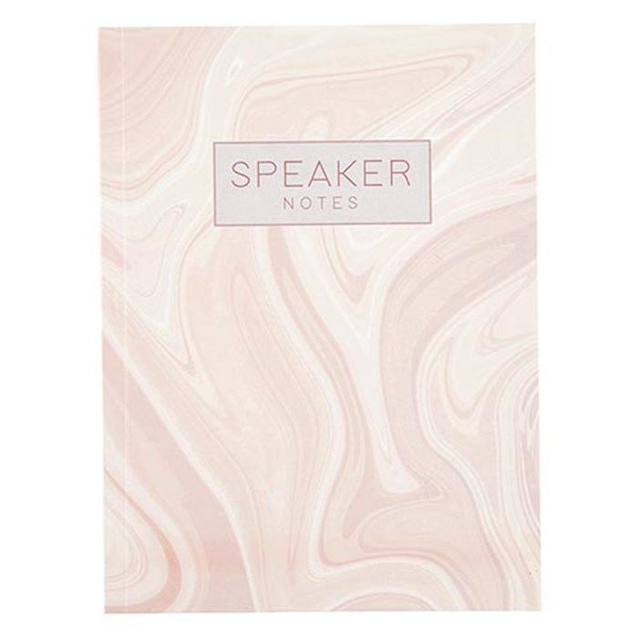 {=Speaker Notes-Coral Marble (6" x 8")}