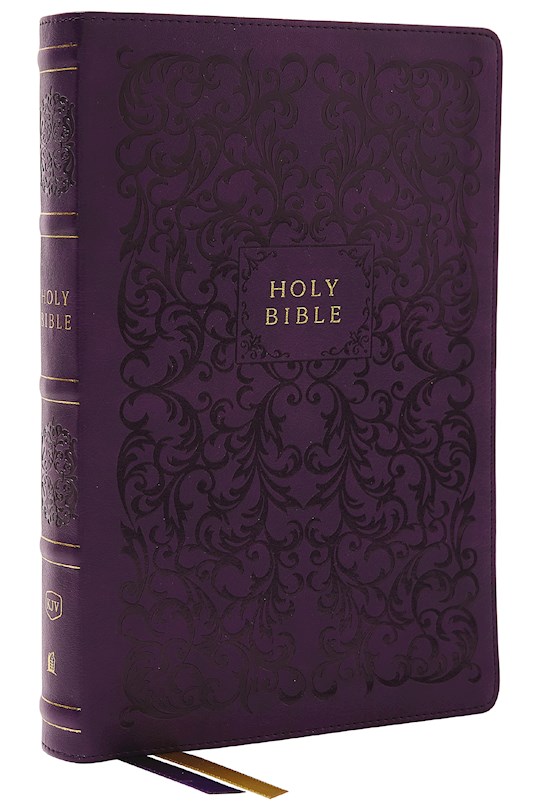 {=KJV Center-Column Reference Bible (Comfort Print)-Purple Leathersoft }