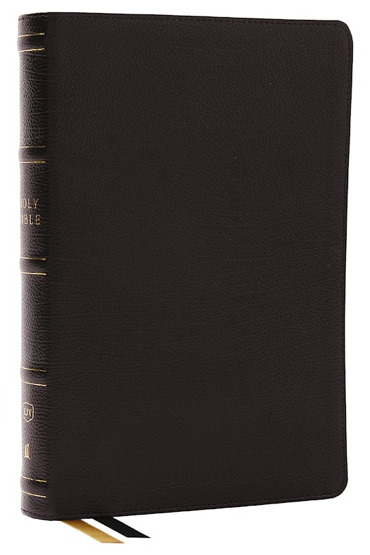 {=KJV Center-Column Reference Bible (Comfort Print)-Black Genuine Leather}