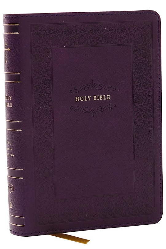 {=KJV Compact Reference Bible (Comfort Print)-Purple Leathersoft}