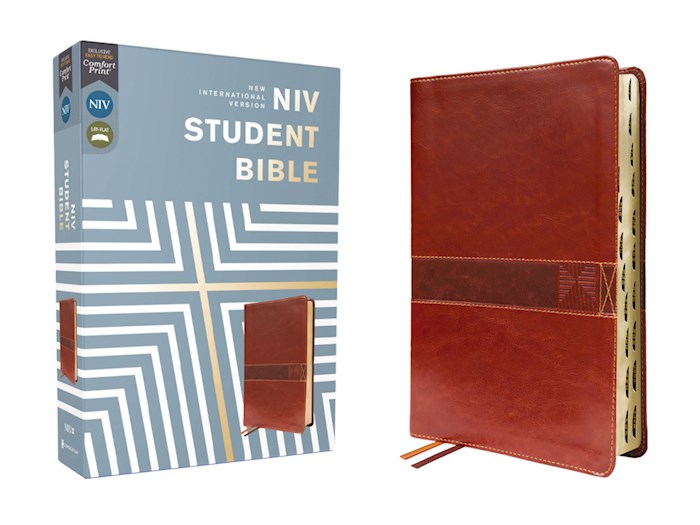 {=NIV Student Bible (Comfort Print)-Brown Leathersoft Indexed}