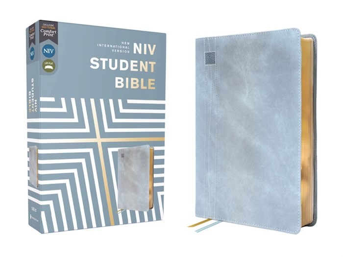 {=NIV Student Bible (Comfort Print)-Teal Leathersoft}
