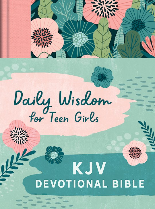 {=KJV Daily Wisdom For Teen Girls Devotional Bible-Printed Cloth Hardcover}