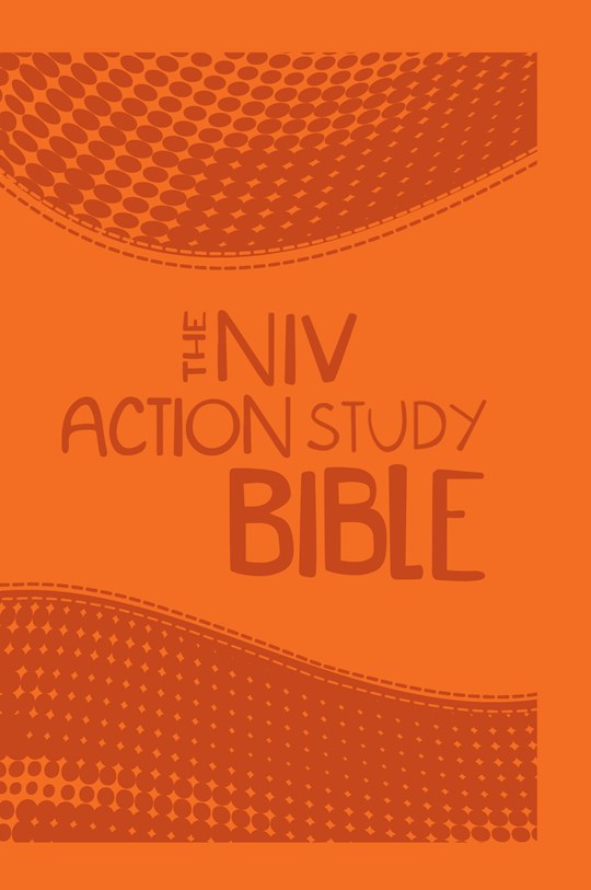 {=NIV The Action Study Bible (Revised Premium Edition)-Orange Imitation Leather}