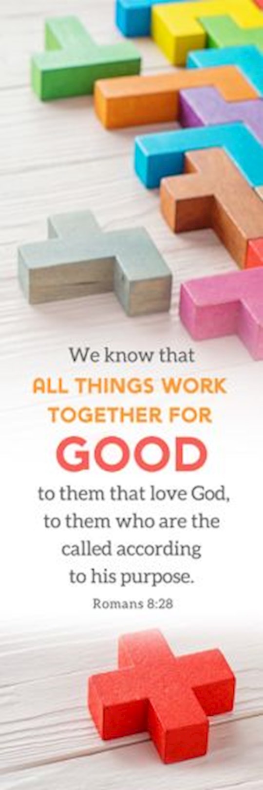 {=Bookmark-All Things Work Together For Good (Romans 8:28) (Pack Of 25)}