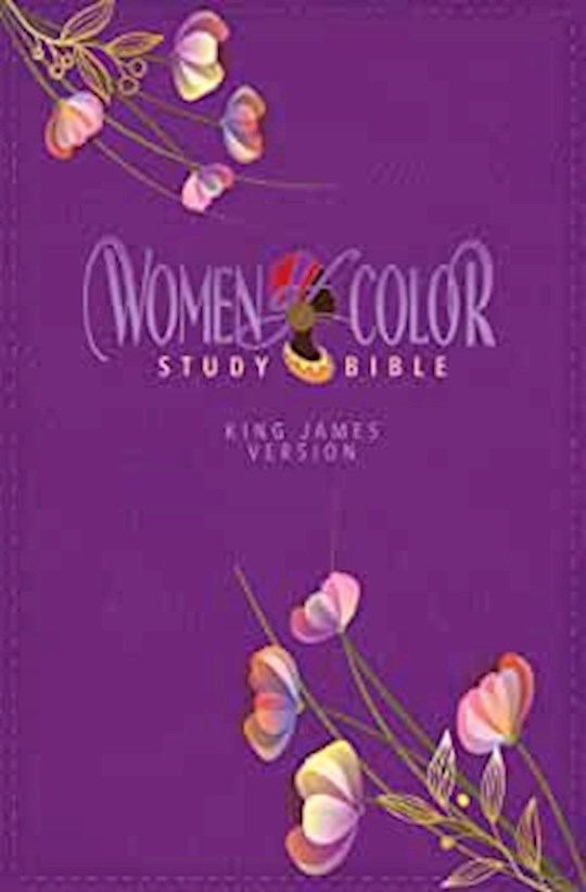 {=KJV Women Of Color Study Bible/Large Print-Purple LuxLeather Softouch}