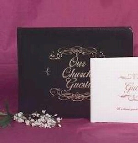 {=Guest Book-Our Church Guests-Large-Black}