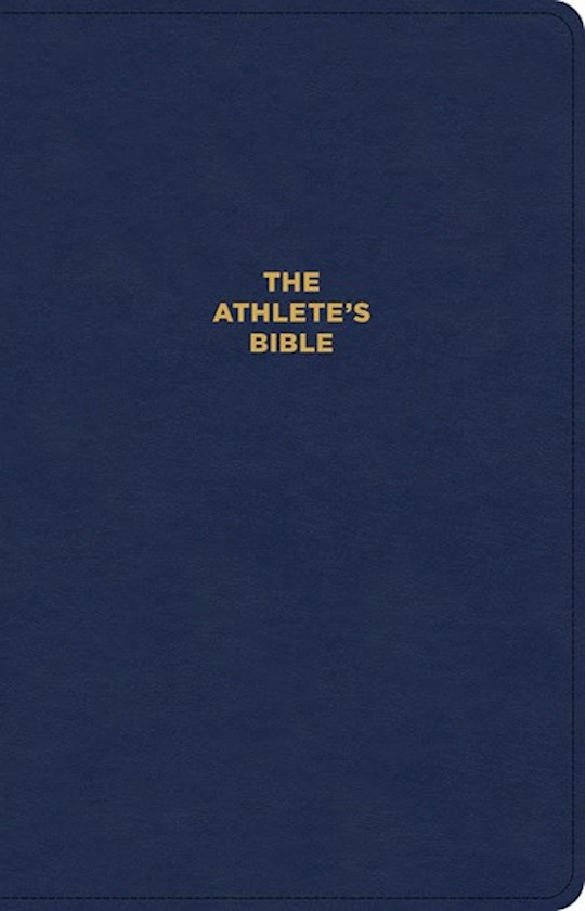 {=CSB Athlete's Bible-Navy LeatherTouch}