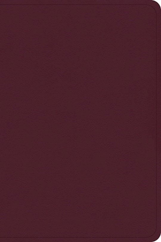 {=CSB Large Print Compact Reference Bible-Cranberry Leathertouch}