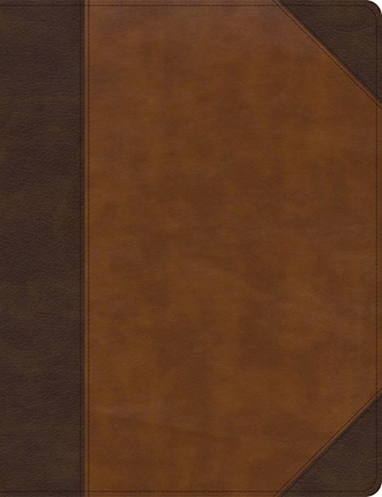 {=CSB Notetaking Bible/Large Print Edition-Brown/Tan LeatherTouch}