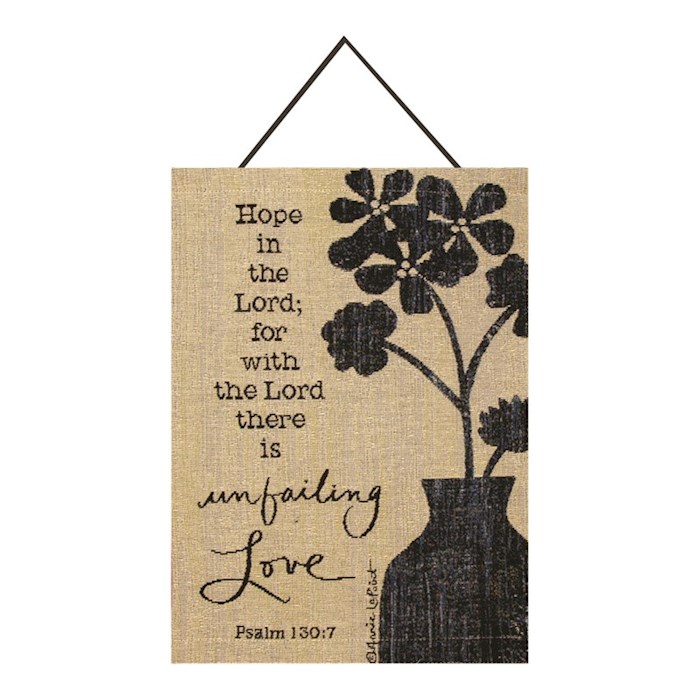 {=Bannerette-Hope In The Lord (Tapestry) (13" x 18")}