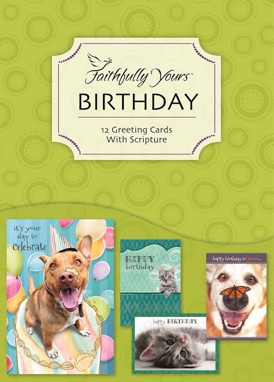 {=Card-Boxed-Birthday-Furry Friends (Box Of 12)}