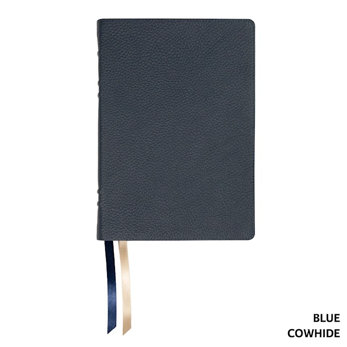 {=LSB Inside Column Reference Bible-Blue Paste-Down Cowhide Leather}
