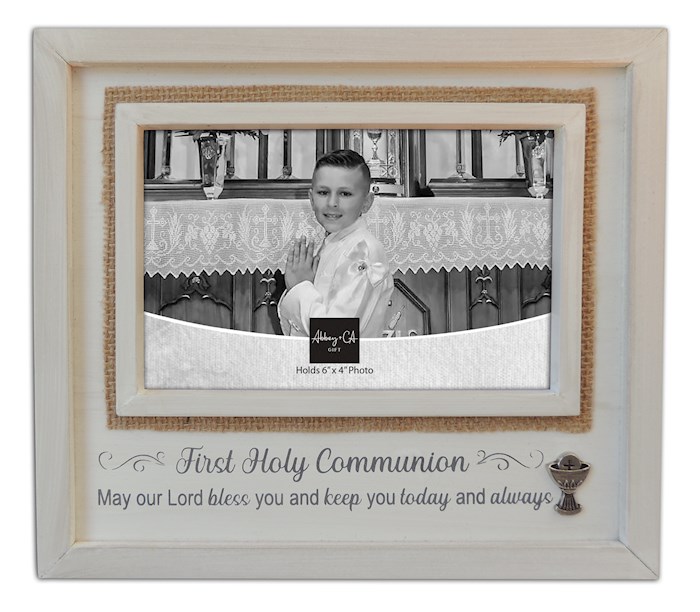 {=Frame-First Communion-Boy (Holds 4x6 Photo)}