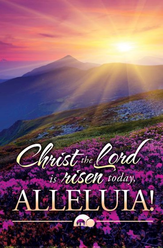 {=Bulletin-Christ The Lord Is Risen Today (Pack Of 100)}