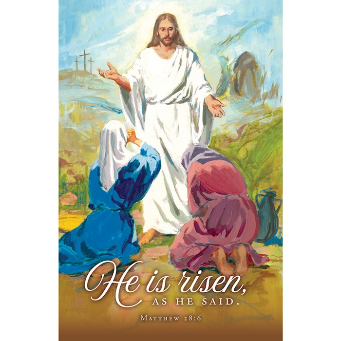 {=Bulletin-He Is Risen  As He Said. (Pack Of 100)}
