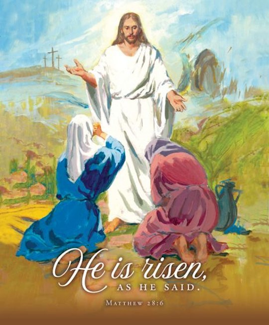 {=Bulletin-He Is Risen  As He Said.-Legal Size (Pack Of 100)}