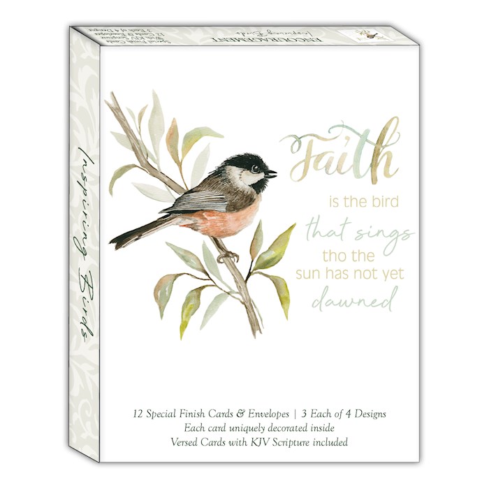 {=Card-Boxed-Shared Blessings-Encouragement-Inspiring Birds (Box Of 12)}
