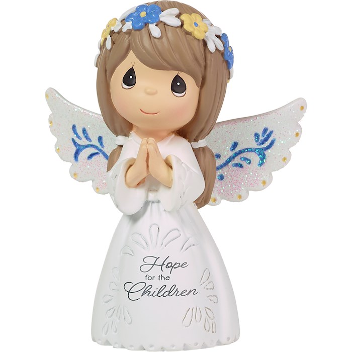 {=Figurine-Hope For Ukraine Mini Angel-Hope For The Children-Resin-3"}