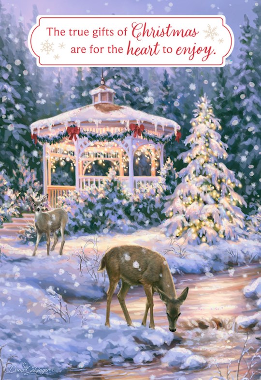 {=Card-Boxed-Christmas-Dona Gelsinger Snow Scene (Box of 18) (2024)}