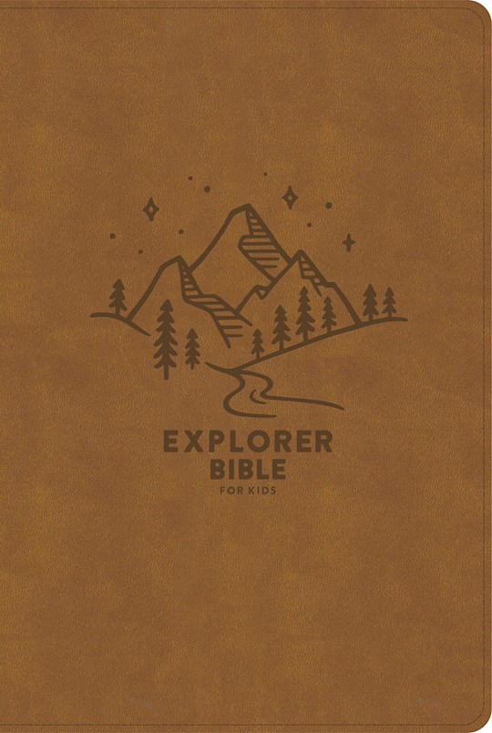 {=CSB Explorer Bible For Kids-Brown Mountains LeatherTouch}