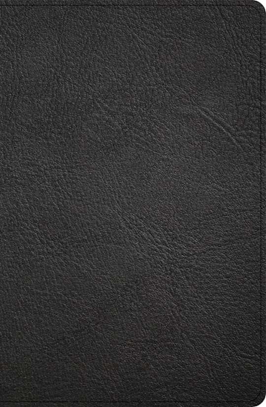{=CSB Personal Size Giant Print Bible-Black Genuine Leather}