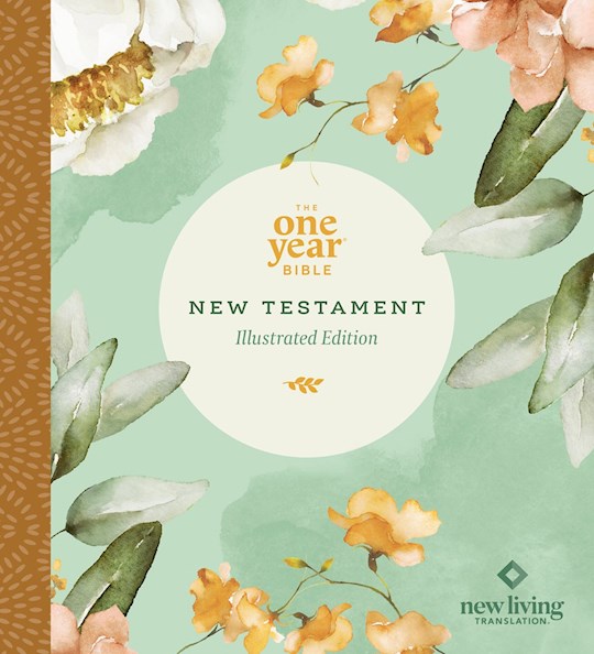 {=NLT The One Year Bible New Testament-Floral Paradise Softcover}