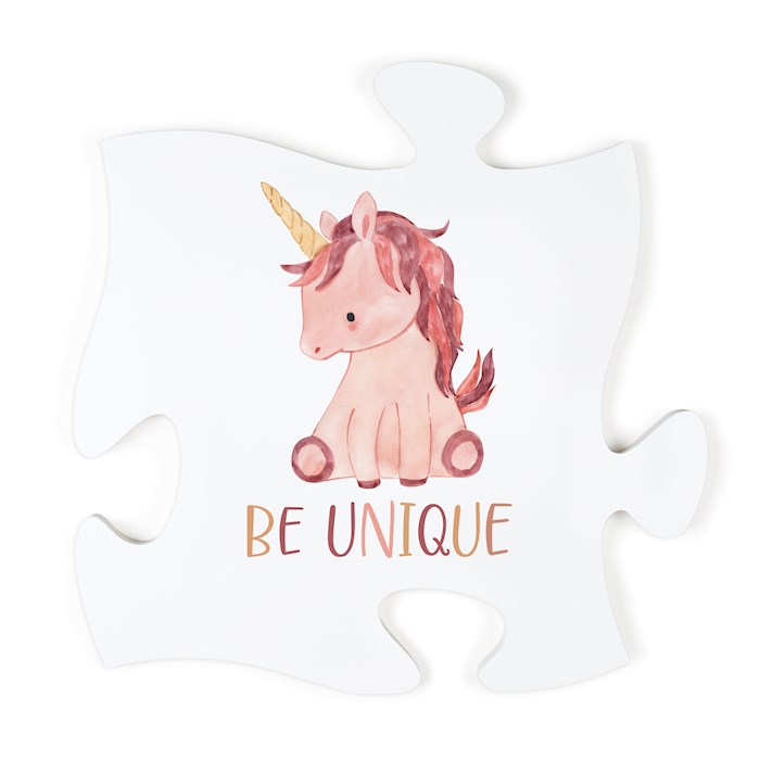 {=Puzzle Piece-Be Unique-Unicorn (12 x 12)}