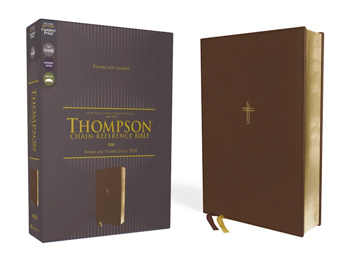{=NASB 1995 Thompson Chain-Reference Bible (Comfort Print)-Brown Leathersoft}