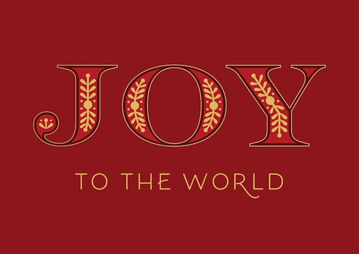 {=Boxed Cards: Joy to the World}