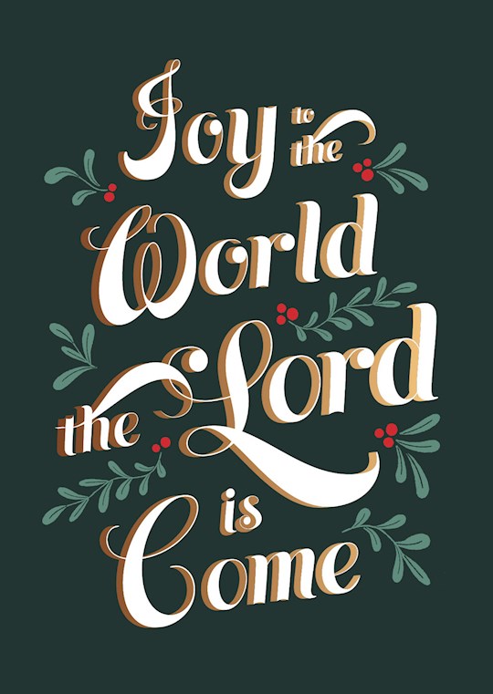 {=Boxed Cards: Joy to the World  The Lord is Come}