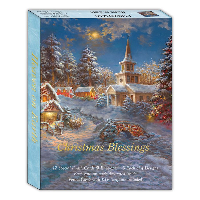{=Card-Boxed-Shared Blessings-Christmas-Assorted/Heaven On Earth (Box Of 12)}