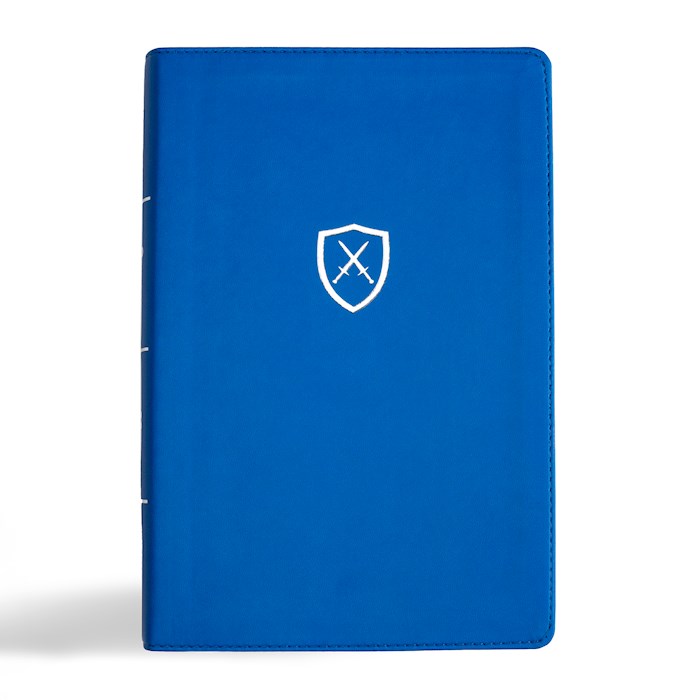 {=CSB Defend Your Faith Bible-Blue LeatherTouch}